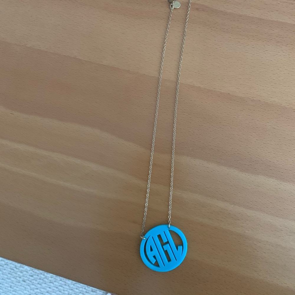 monogram necklace!